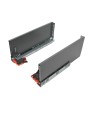 Boki z prowadnicami szuflady typu Slim Box - H = 185 mm
