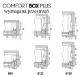 Comfort Box  PLUS - minimalna przestrzeń pod szuflady w szafce