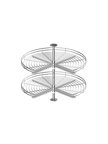Półka obrotowa NOVA 3/4 koła